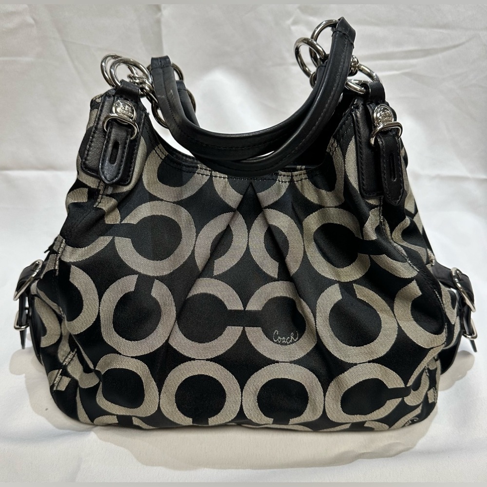 Coach canvas/leather handbag